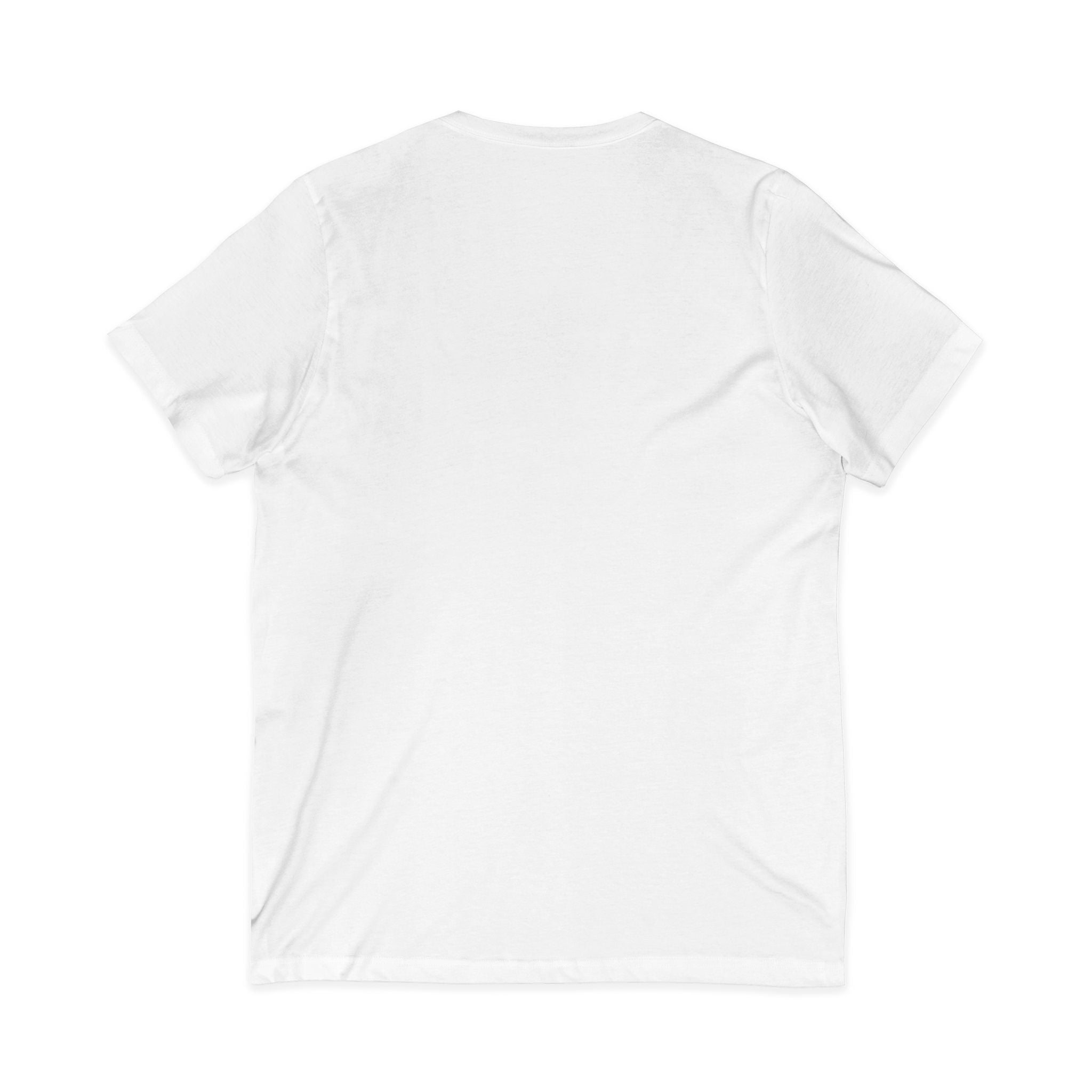 Autumn Lace Ghost V-Neck Tee — Cute Fall Halloween Graphic Shirt