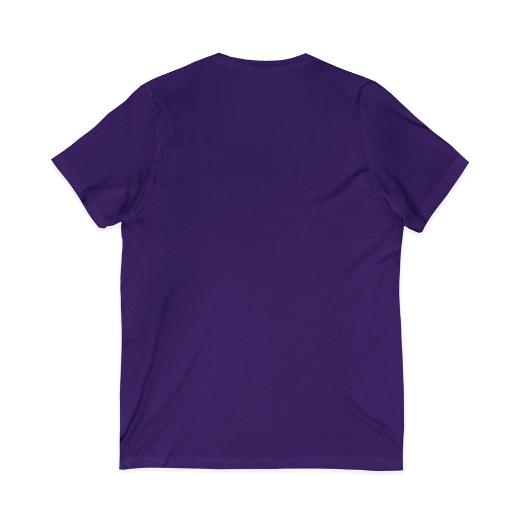 Autumn Lace Ghost V-Neck Tee — Cute Fall Halloween Graphic Shirt