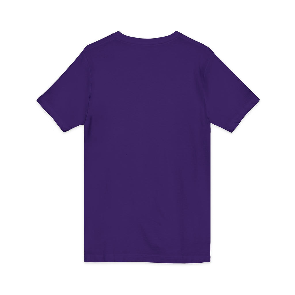 Autumn Lace Ghost V-Neck Tee — Cute Fall Halloween Graphic Shirt