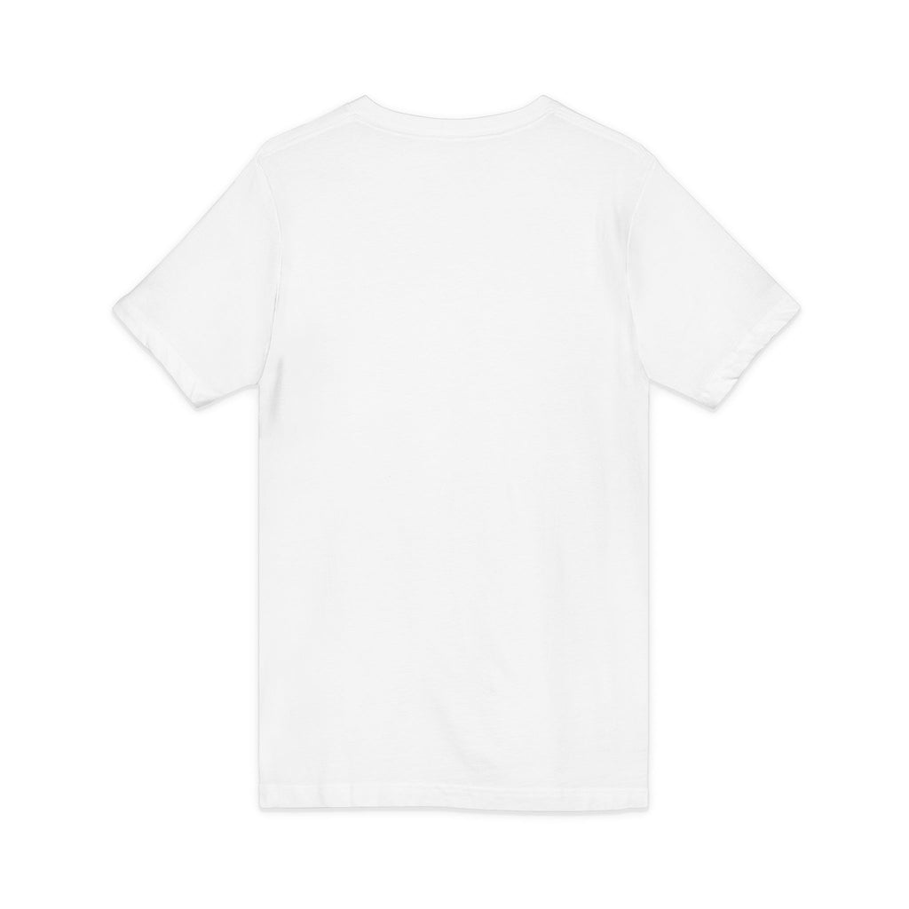 Autumn Lace Ghost V-Neck Tee — Cute Fall Halloween Graphic Shirt