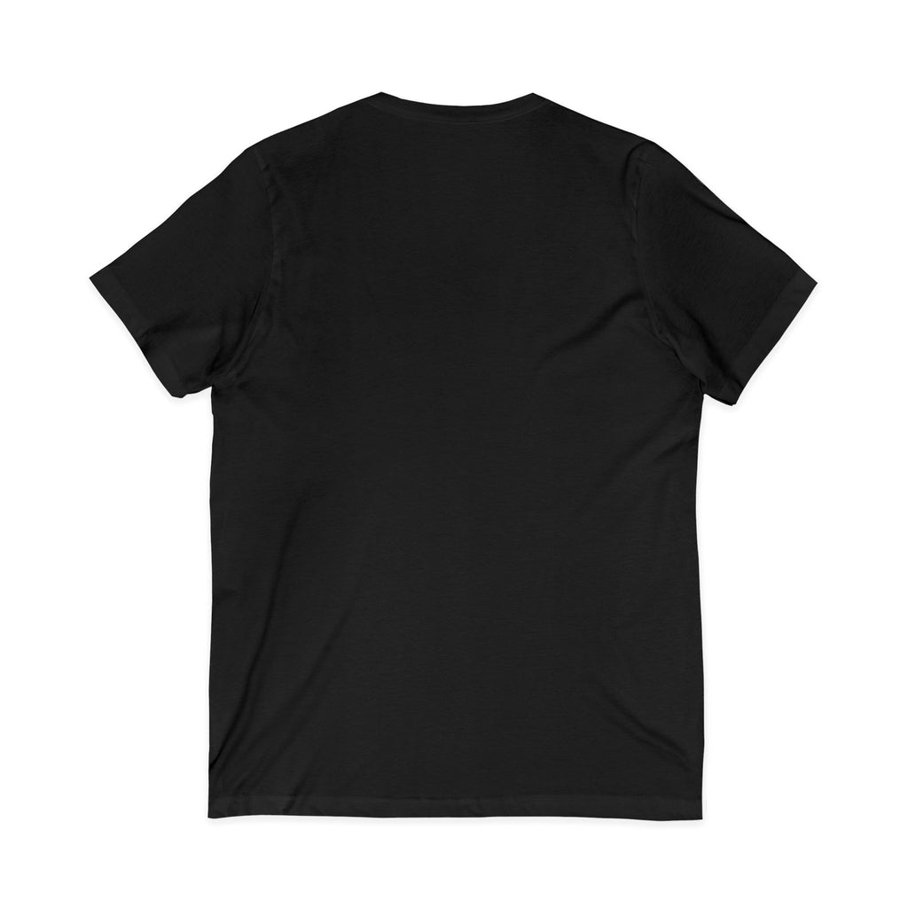 Autumn Lace Ghost V-Neck Tee — Cute Fall Halloween Graphic Shirt