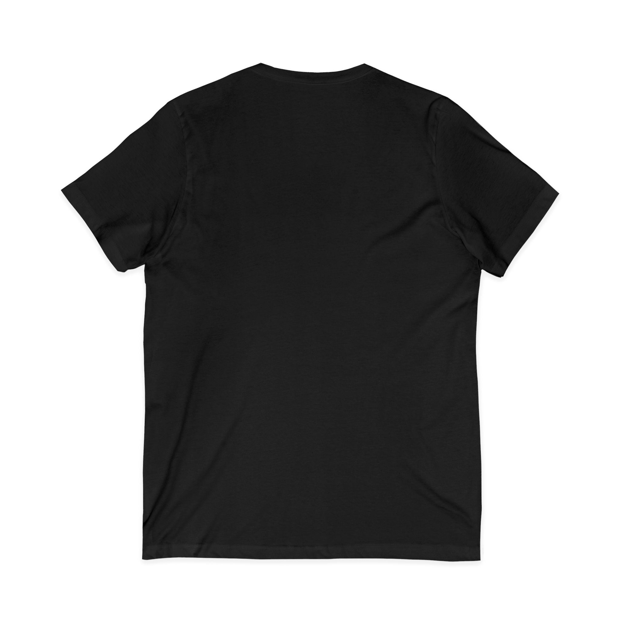 Autumn Lace Ghost V-Neck Tee — Cute Fall Halloween Graphic Shirt