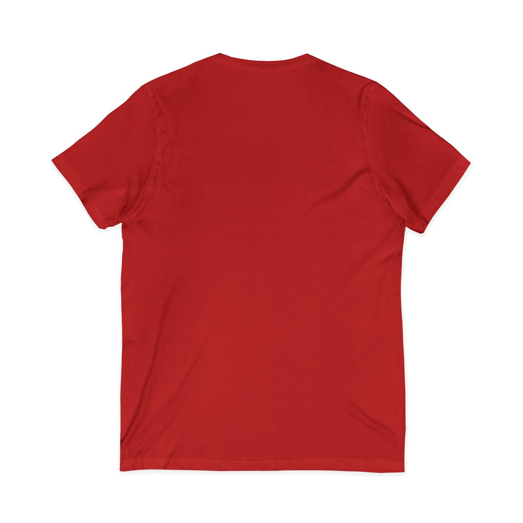Autumn Lace Ghost V-Neck Tee — Cute Fall Halloween Graphic Shirt