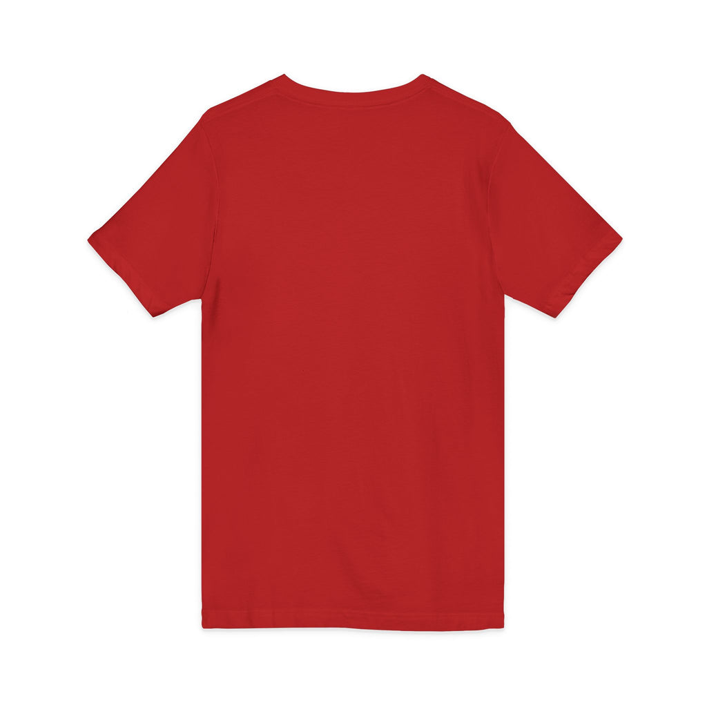 Autumn Lace Ghost V-Neck Tee — Cute Fall Halloween Graphic Shirt